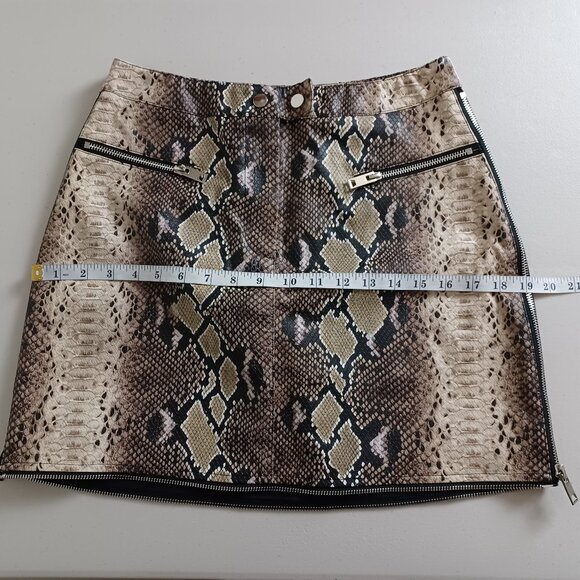 I.AM.GIA Faux Snakeskin Mini Skirt - Picture 11 of 16